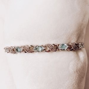 March birthstone bracelet